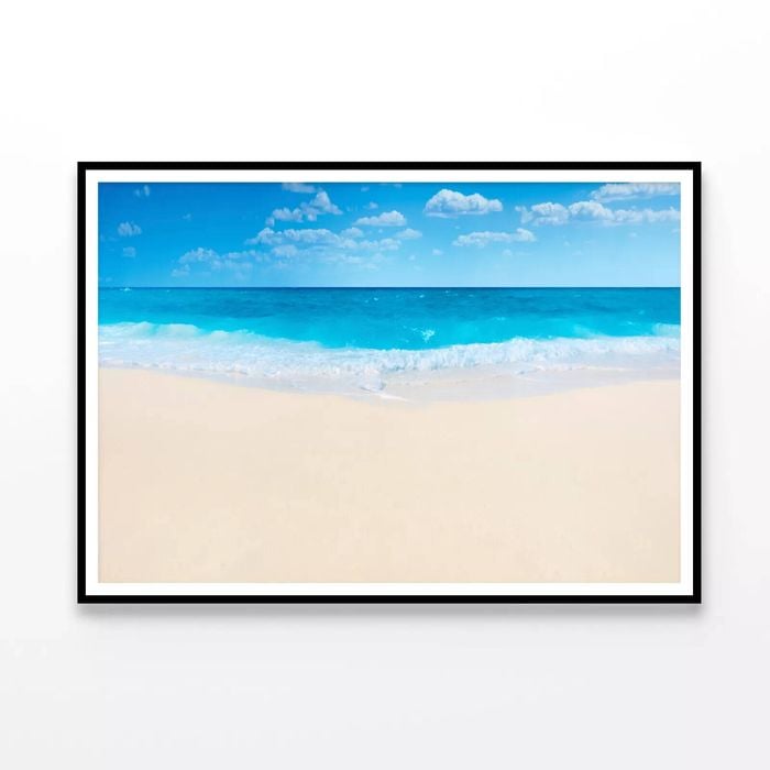 Summer Beach and Sky  Print 100% Australian Made 120x90cm  (Poster)