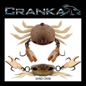 Cranka Crab 9.5g Sinking Hard Body Fishing Lure Sand Crab