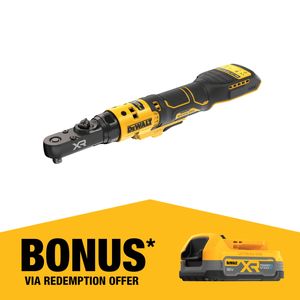 DeWALT 18V XR 1/4" & 3/8" Sealed Head Ratchet - Bare Unit