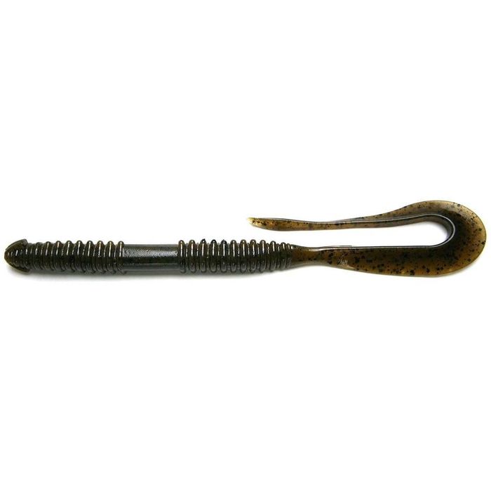 Keitech Mad Wag 8" Scented Soft Plastic Fishing Lure 101S Green Pumpkin Pepper