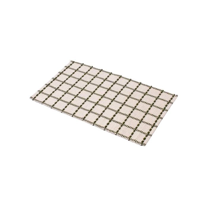 Trekka 90 x 60cm Forest Green Prague Cotton Mat