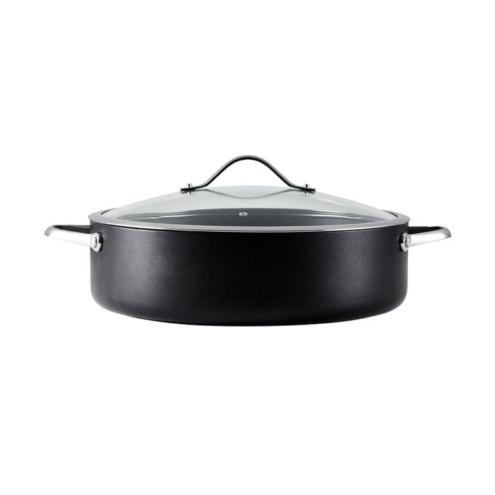 Baccarat Id3 Hard Anodised Saute Pan With Lid 32cm