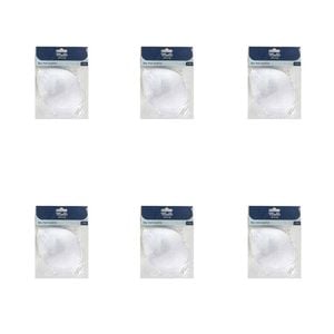 6pk Malli Sewing Sponge Removable Bra Pad Lingerie Inserts Semi Round Assorted