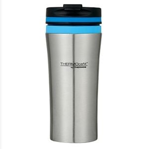 Thermos Thermocafe Double Wall Stainless Steel Travel Tumbler 380ml - Blue