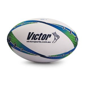 Victor Sports Rugby Union Ball Raider Size 4 Training Durable Hand Stitched
