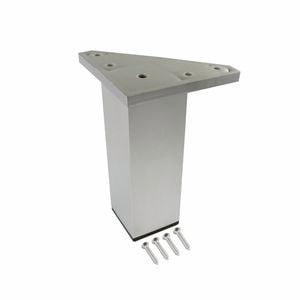 Adoored 120mm Square Plastic Cabinet Leg