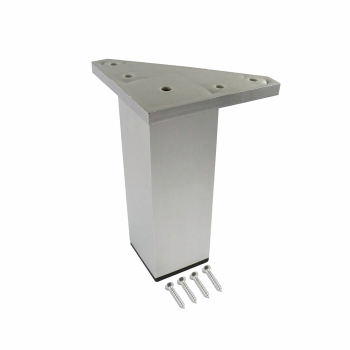 Adoored 120mm Square Plastic Cabinet Leg
