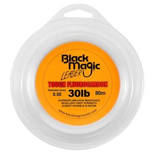 Black magic tough fluorocarbon fishing leader 30lb