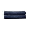 Elvire Bath Sheet 2 Pack Navy