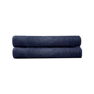 Elvire Bath Sheet 2 Pack Navy