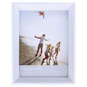 Frankie & Me Window Wooden 6x8'' Picture Frame Home/Office Photo Decor White