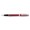 Sheaffer Prelude Fountain Pen Writers Ballpen W/ Engraved Lines Lacquer Red