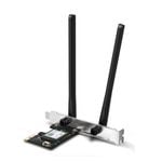 Mercusys MA80XE AX3000 Wi-Fi 6 Bluetooth 5.2 PCIe Adapter, 2402Mbps @5 GHz, 574Mbps @2.4GHz