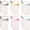 Fohoa 6 Pack 15oz Glass Overnight Oats Containers With Lids And Spoons