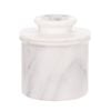 Davis & Waddell Nuvolo Marble French Butter Bell White Grey 15x10.5cm
