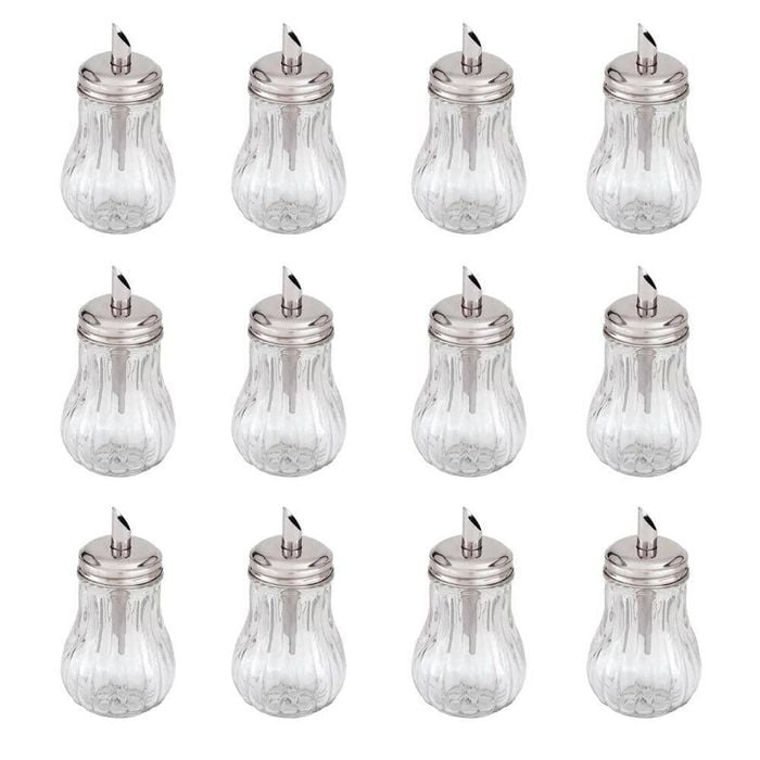 Trenton Glass Sugar Dispenser 285ml Tilt a Spoon Set of 12