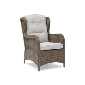 FurnitureOkay Rosebud Wicker Outdoor Lounge Chair - Brown