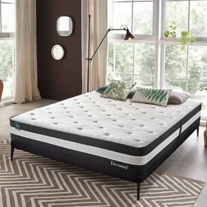 Dreamz 25CM Cool Gel Memory Foam Spring Mattress Double