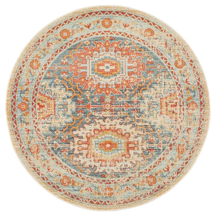 Heritage 853 Blue 240x240cm Rug