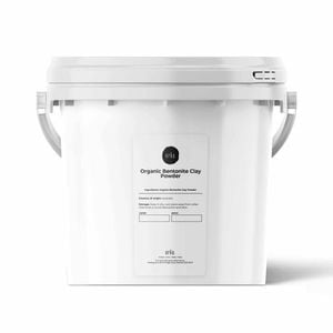 5kg Organic Sodium Bentonite Clay Powder Tub Bucket - Cosmetic Montmorillonite