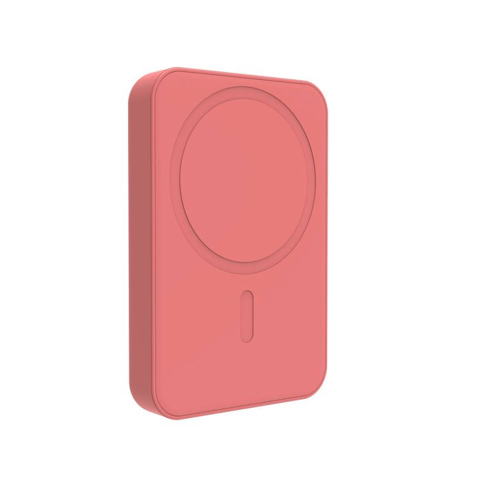 Laser 5000mAh Magnetic Power Bank (Sunset Coral)