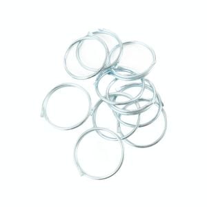 Windoware 25mm Zinc Plated Curtain Ring - 10 Pack