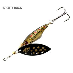 Black Magic Spinsect 5g Spinning Fishing Lure Spinner Spotty Buck