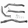 Ignite Exhausts Turbo Back For Nissan D22 Navara 2.5l 3" Cat & Pipe Only Raw Aluminised Steel