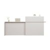Modern Furniture Sevani Reception Desk Left Counter Oak 240x60x110cm