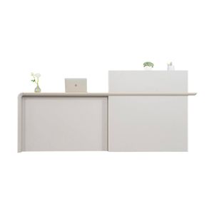 Modern Furniture Sevani Reception Desk Left Counter Oak 240x60x110cm