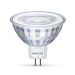 Philips MR16 LED 390Lm Warm White 5W Spot - 2 Pack