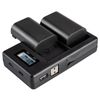 Inca SETCD-SD005 2-Slots USB Charger & Battery Kit for Canon-LP-E6