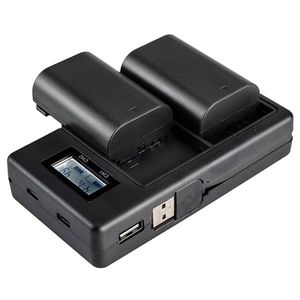 Inca SETCD-SD005 2-Slots USB Charger & Battery Kit for Canon-LP-E6