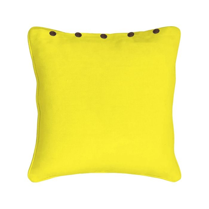 London Cushion Cover 60cm - Yellow