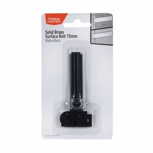 Taskmaster 75mm Black Matte Surface Bolt