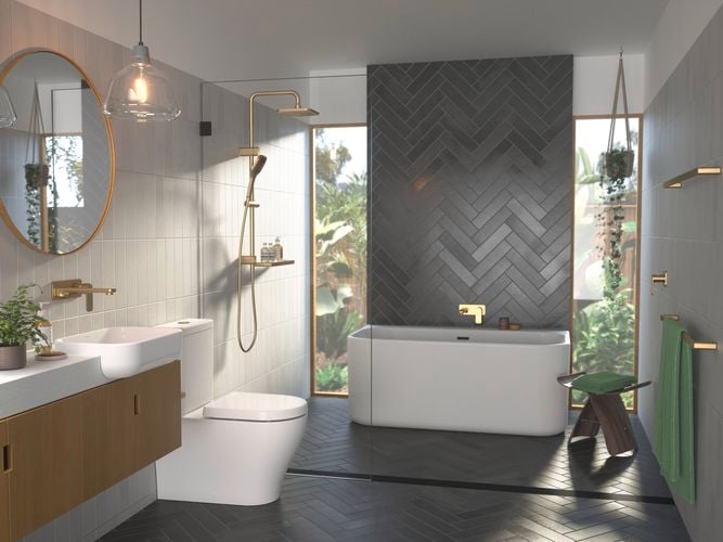 Caroma - Gallery - Luna® Collection in Brushed Brass - Brand Page