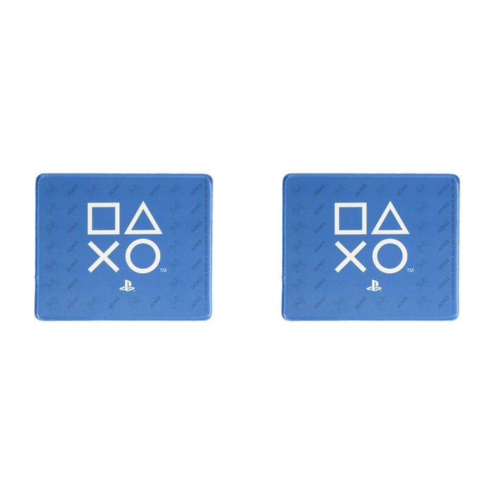 2PK Sony Playstation 24cm Mouse Mat Table/Desk Accessory Pad