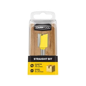 Carbitool 16.00mm TCT Straight Router Bit