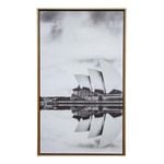 LVD Framed 60x100cm Canvas/Resin Opera House Wall Art Display