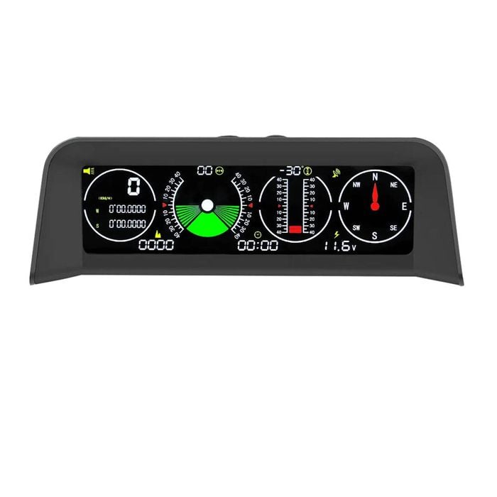 NNEOBA X90 GPS Speedometer & Inclinometer Multi-Function Head-Up Display Black