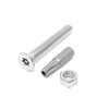 Pinnacle M8 x 45mm Stainless Steel Security Bolts - 8 Pack