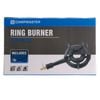 Campmaster 200mm Single Cast Iron Gas Ring Burner With QCC Regulator