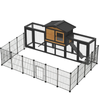Advwin Rabbit Hutch +20 Panel Pet Playpen Pet Enclosure