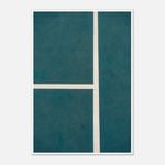 Galrie Stunning Tennis Court Fine Art Print Vibrant Tennis Lines Artwork, Poster Only, A4 21 x 30cm (8 x 12inch)