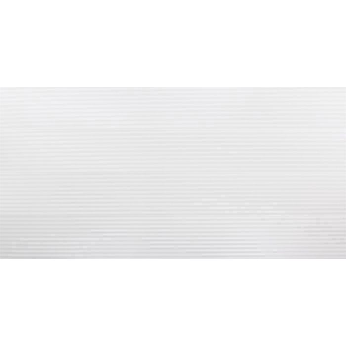 Seratone 2400 x 1200 x 4.5mm Polar White Aqua Ripple Tile