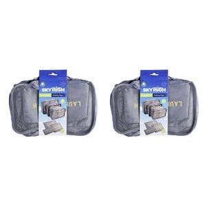 2PK Sky High Travel Lightweight Luggage Storage Laundry Bags