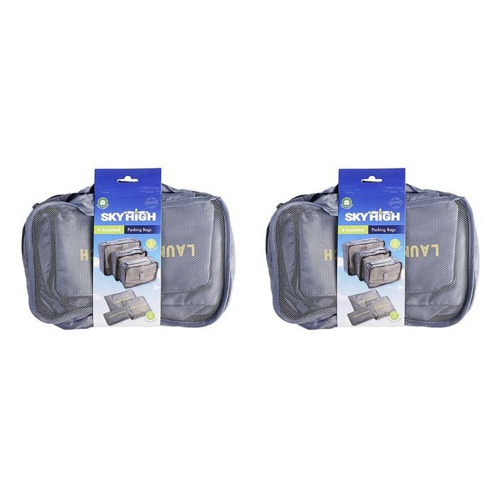 2PK Sky High Travel Lightweight Luggage Storage Laundry Bags