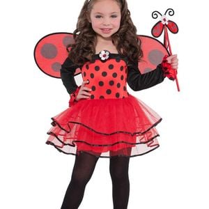 Cute Ballerina Ladybug Girls Costume - 4-6