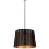 CLA Lighting Penshade Interior Slanted with Vector Pattern Laser Cut Pendant Light Black