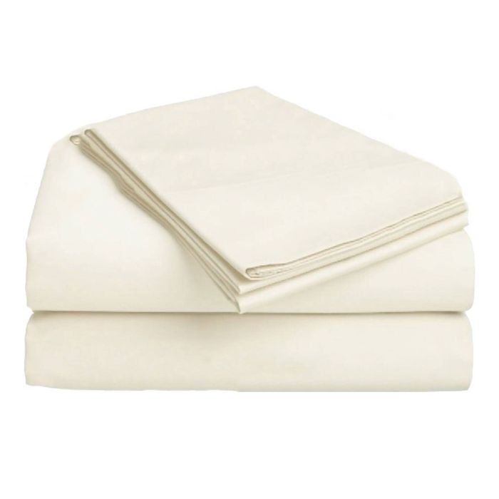 Luxury Living 625TC Cotton Rich Sheet Set Cream Queen